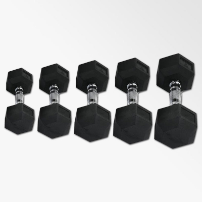 Zestaw hantli hex 2 x 2,5-25 kg (275kg)
